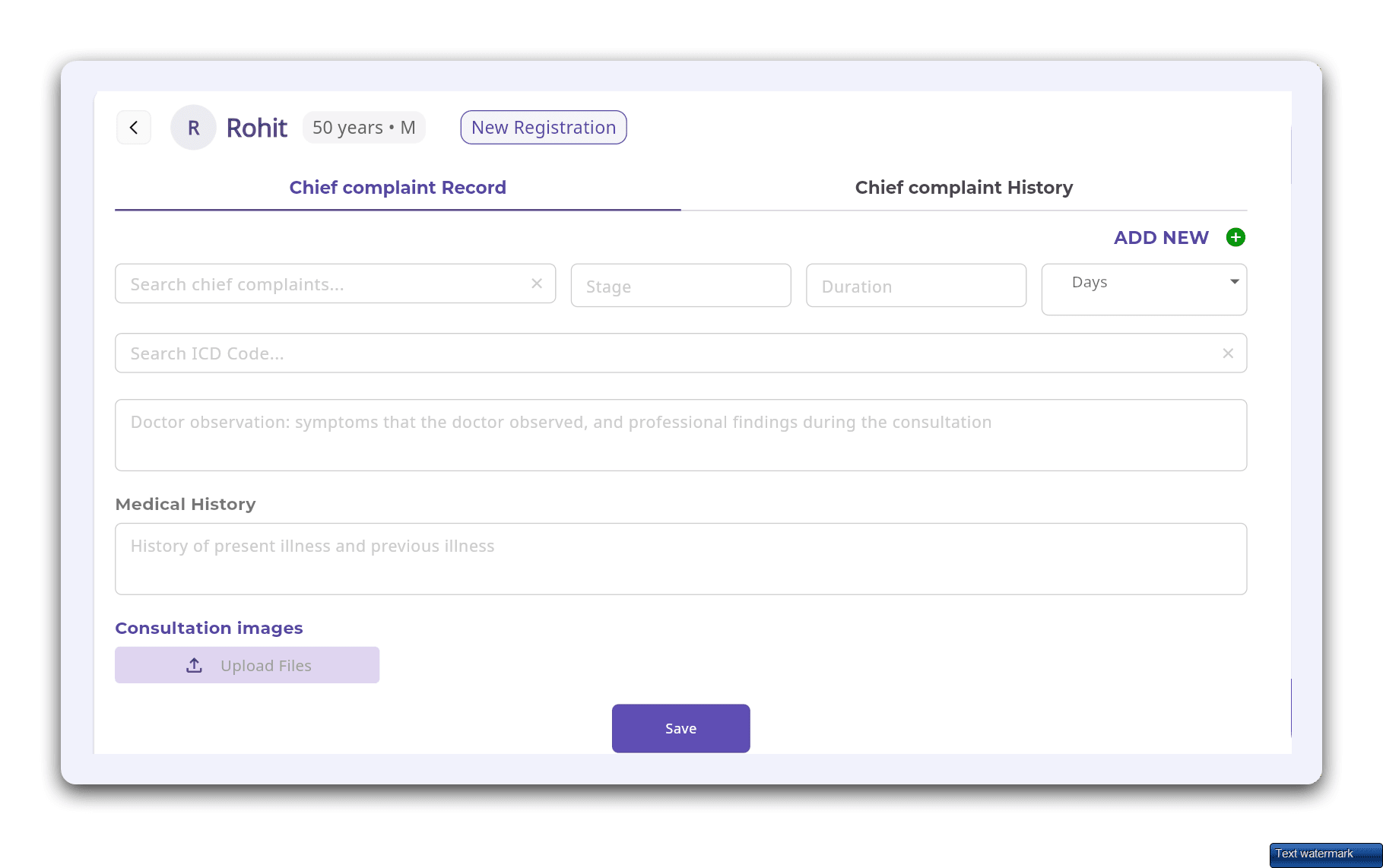 Chief Complaint Documentation in FelixaTouch Software: Faster, Structured & Error-Free Clinical Notes